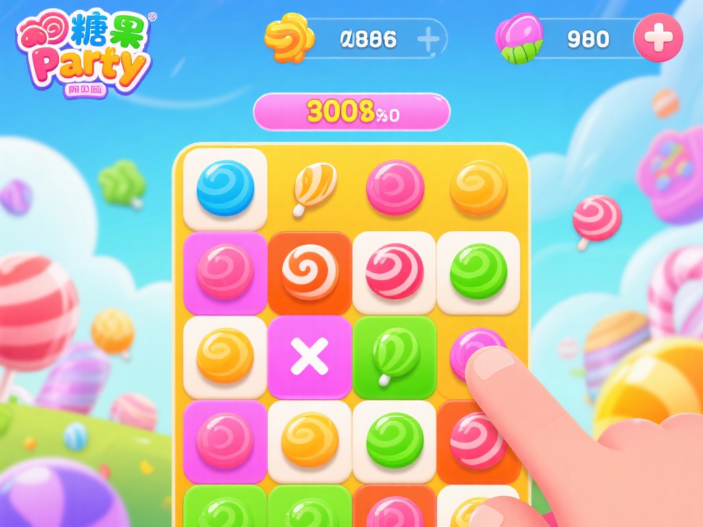 糖果派对网页版以其色彩鲜艳的画面设计和简单易上手的