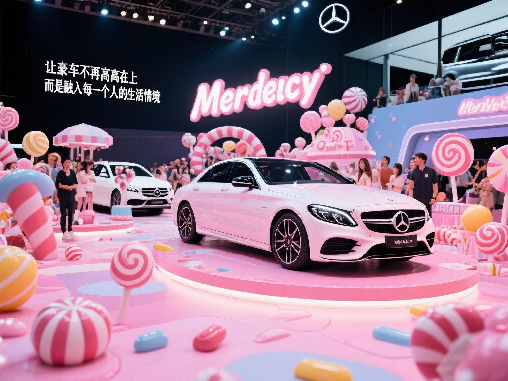 奔驰糖果派对:豪车与甜蜜交融的奇幻冒险 与传统的产品发布会、车展等形式不同,奔驰糖果派对强