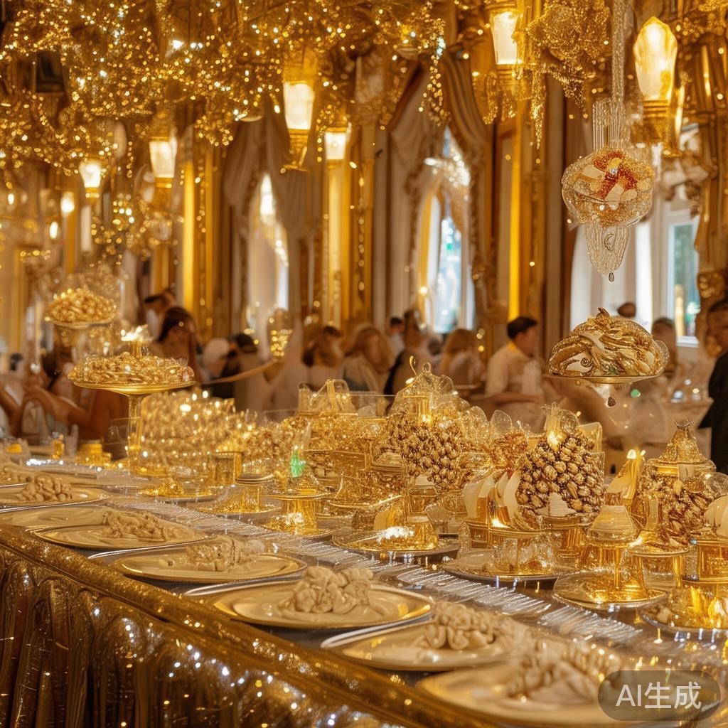 参加金莎糖果派对，不仅能品尝到各种口味的金莎糖果，