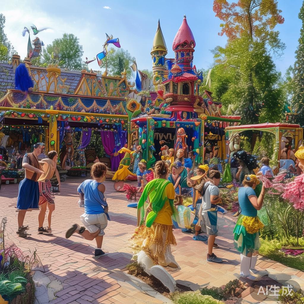 童趣十足的迪士尼糖果派对盛会:带你畅享梦幻童年时光 除了丰富的糖果体验,派对还设置了多样的互动游戏。像